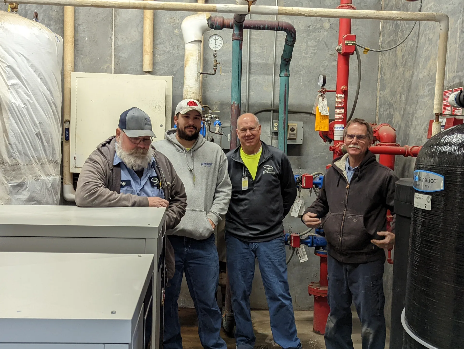 JF Denney water heater installation team in Kansas City